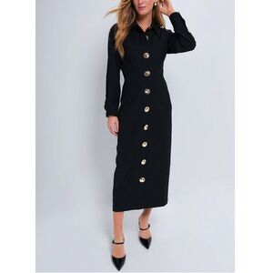 TUCKERNUCK
Black Petra Dress